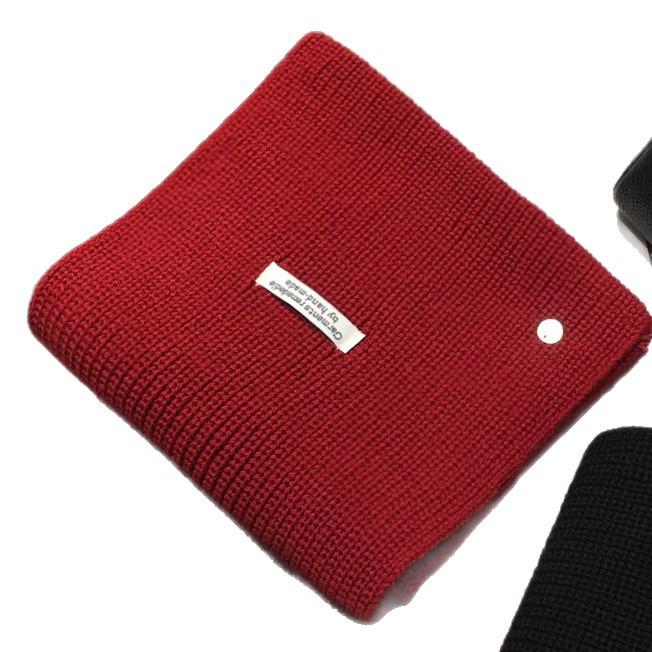 Korean cotton knitted wool scarf women's autumn and winter atmosphere white thickened warm solid color scarf
