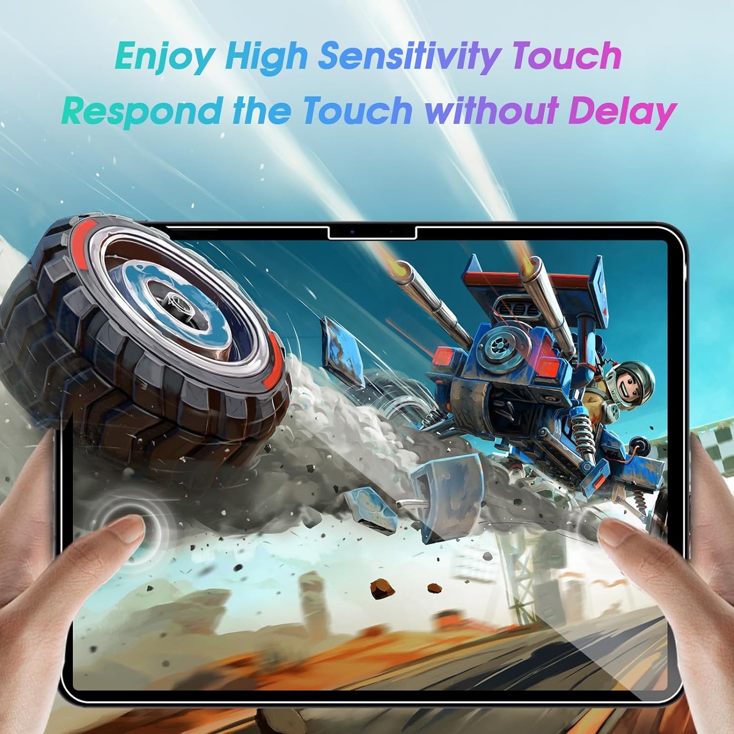 

2Pcs For iPad Pro 11 (2024) Screen Protector Tempered Glass Film 2.5D Arc Edge As Shown A