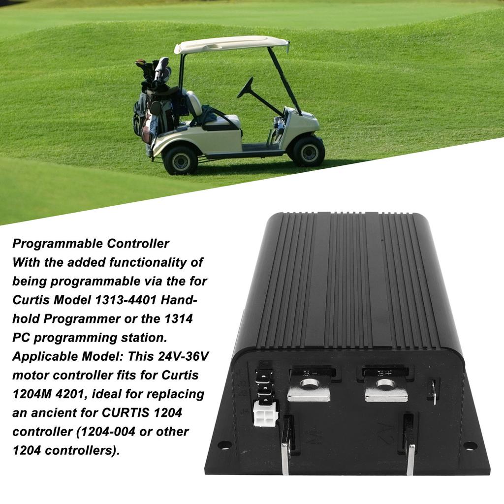 17720703 Programmable Motor Controller 275A 24V‑36V Smooth Silent Control for Curtis 1204‑004 Or 1204 Controllers