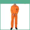 Unisex Polyester Prisoner Costume For Halloween Cosplay And Dance Parties