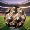 1pc Diamond Hexagon Themed Soccer Ball, Size 5, Lightweight PVC Material, Outdoor Training Soccer Ball Gift. q62272
