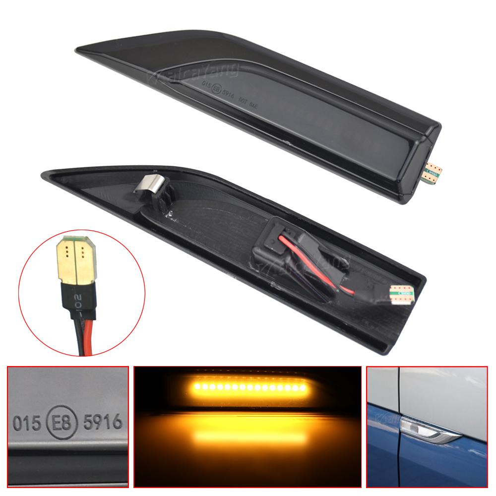 For VW Transporter T5 T6 Multivan Caddy LED Dynamic Blinker Indicator Side Marker Turn Signal Light Sequential Lamp Car Styling