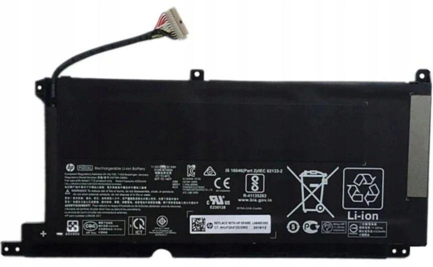 Hp Battery 3C 52Wh 4.55Ah Li Pg03052, L48495-005