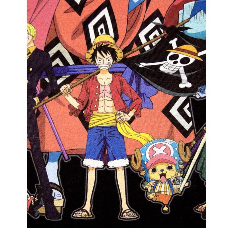 EVERSOUL ONE PIECE Klobouk ze slámy s krátkou krempou Postava Anime Film Velikost M Tričko, Rukáv, Piráti, Luffy, Chopper, Zoro, Sanji, Nami, Merchandise, Tričko, Pánské,