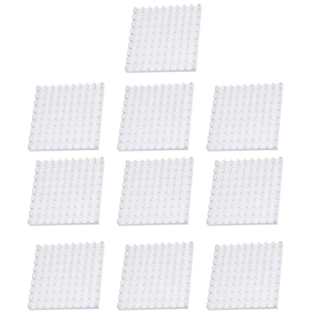 48x5x48mm Aluminum Heatsink for CPU Router Amplifier, with Slot, Fine-Toothed Cooling Fin for Heat Dissipation of Computer Chips