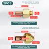 Qq 150A Welding Torch Power Cable Connector 8/10Mm Nut, Efficiently Repair And Maintain Your Torch With This Connector