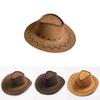 Fashionable Vintage Cowboy Hat For Beach Vacation Sun Protection In Summer Adult Unisex M Size