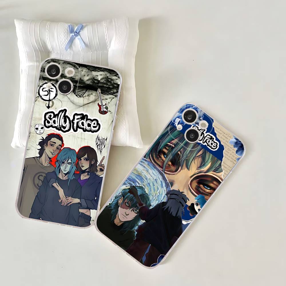 Horror S-Sally F-Face Suspense Game Phone Case For IPhone 17 16 15 14 13 12 11 Pro Max Plus Soft Cover Personalized DIY