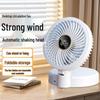 Multifunction Foldable Oscillating USB Desk Fan