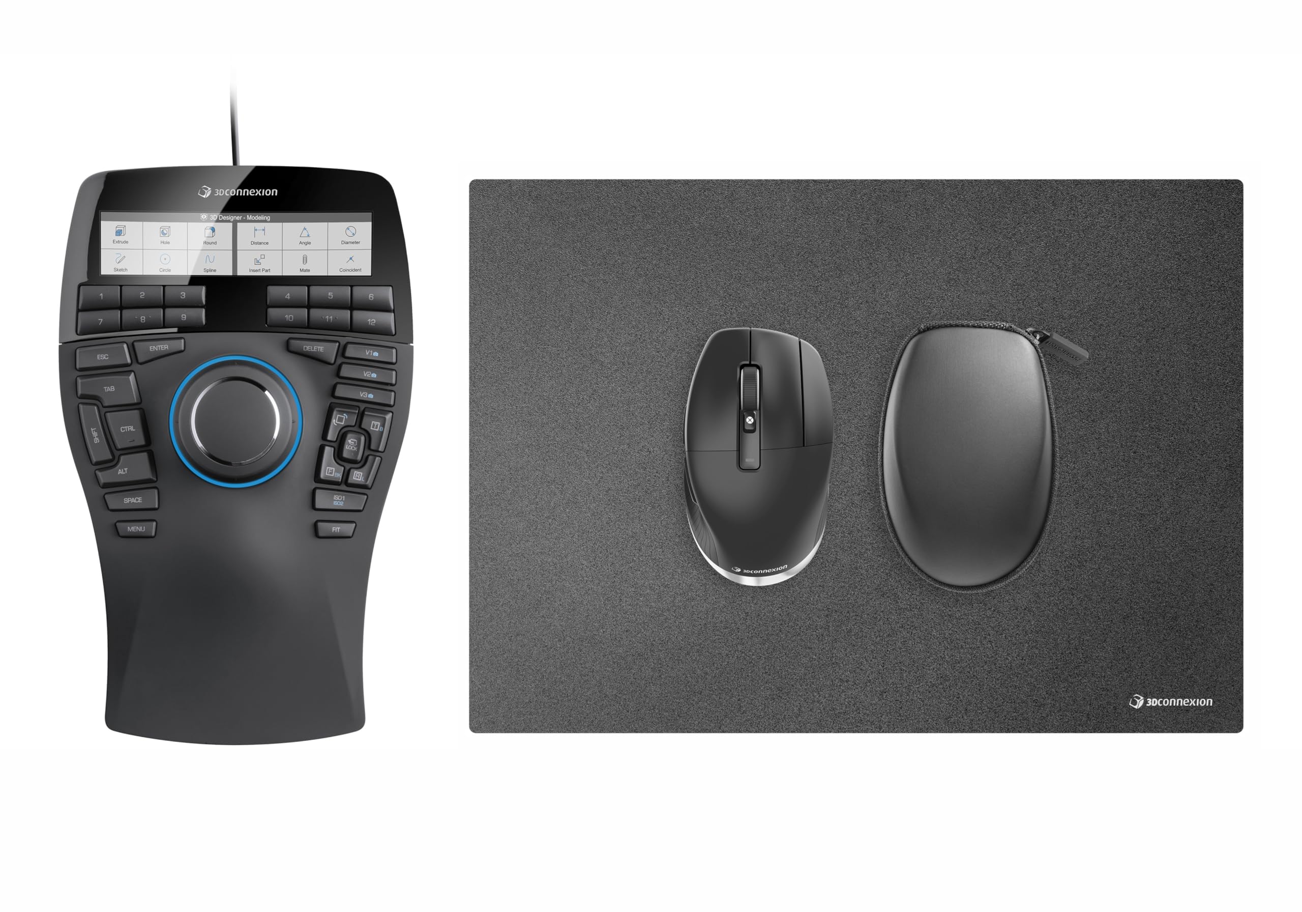 

3Dconnexion CAD Mouse SpaceMouse Enterprise Kit 2 SMEK2 3DX-700135 чорний