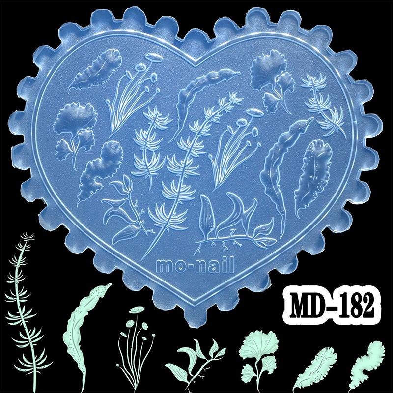 1Pc 3D Acrylic Nail Mold Tulip Sea Shell Jellyfish Goldfish Starfish Design DIY Silicone Manicure Nail Art Decorations