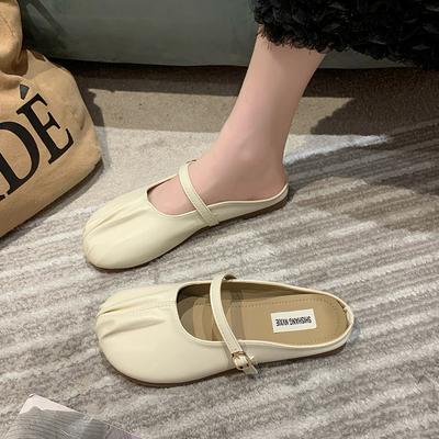 Baotou Half Slippers Women's Summer Wear New Flat Casual Pregnant Women Lazy Shoes Mu