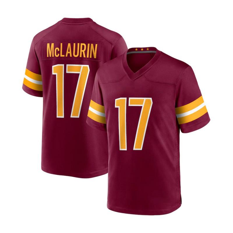 Washington Commanders 5 DANIELS 17 MCLAURIN Embroidered Football Jersey Mens Womens Sports Uniform