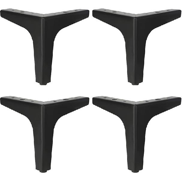IBOWZ Furniture Leg Sofa Legs 4 Pack of Furniture Legs Metal,Heavy-Duty DIY Table Legs,for Dining Tables,Coffee Tables,Cabinets,Sofas Replacement