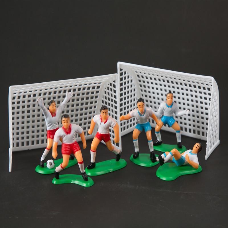 

Children s Cartoon Football Team Cake Topper and Field Figurines