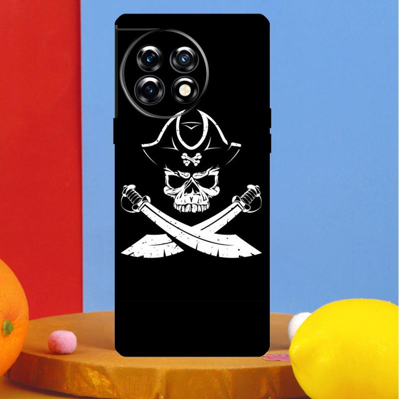 Pirate Skull Cover For OnePlus 13 13R 12 12R 11 10 Pro 8T 10T OnePlus Nord CE 3 2 4 Lite N30 N20 N10 Case