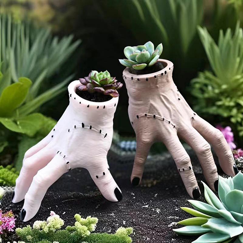 Horror Palm Pen Holder Gothic Claw Pen Holder Series Stationery Storage Box Storage Bucket Home Decoration Office Supplies