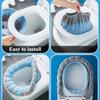 1Pcs Bathroom Toilet Seat Cover Soft Warmer Washable Mat Cover Pad Cushion Seat Case Toilet Lid Cover Accessories Bath Home