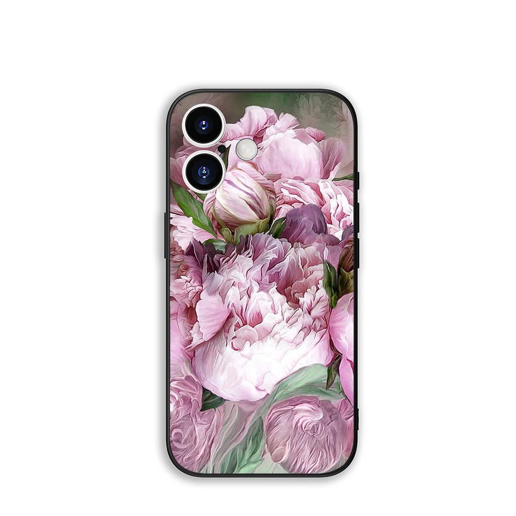 For Xiaomi Redmi 15C 15 A4 A5 9A 9T 10A 10C 9C NFC Note 11 9 8 10 Pro 8T Phone Cover Case Rose Flower Peony Red