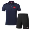2025 Men's Quick-Dry Ice Silk Summer Sport Polo Shirt & Shorts Set