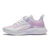 Li Ning Kids Comfortable Non-Slip Wear-Resistant Low-Top Casual Shoes Kids Casual Shoes White Pink Purple YKCU038-2