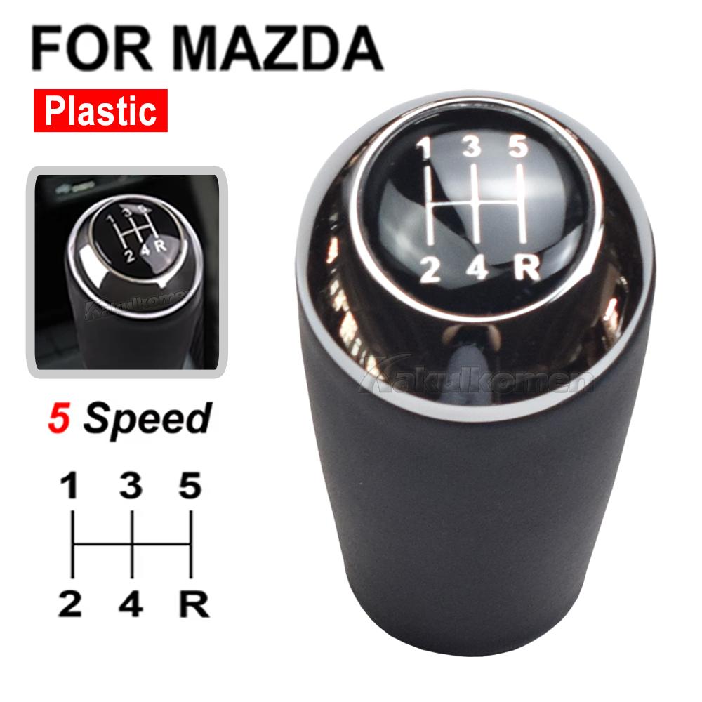 Manual 5 6 Speed Gear Shift Knob Stick Lever Shifter HandBall For MAZDA 3 BK BL 5 CR CW CX-7 MX-5 Car Accessories