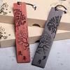 Wooden Wooden Bookmark Black Red Carving Mahogany Learning Stationery Office Supplies