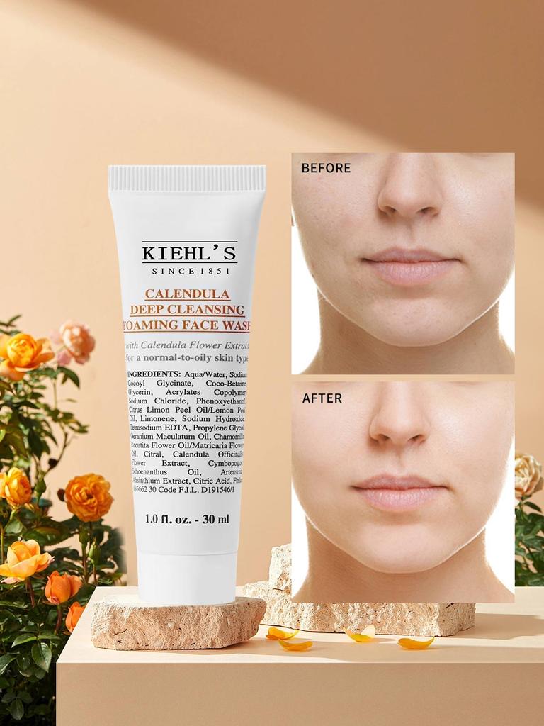 Kiehl's Calendula Deep Cleansing  Foaming Face Wash - 1.0FL.OZ./30ML
