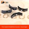 Crescent Dumbbell Rack Set with Mat - Durable and Impact-Resistant Fitness Equipment Accessories