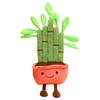 Cartoon Lucky Bamboo and Pine Tree Plush Toy - Office Desk Decoration and Gift
