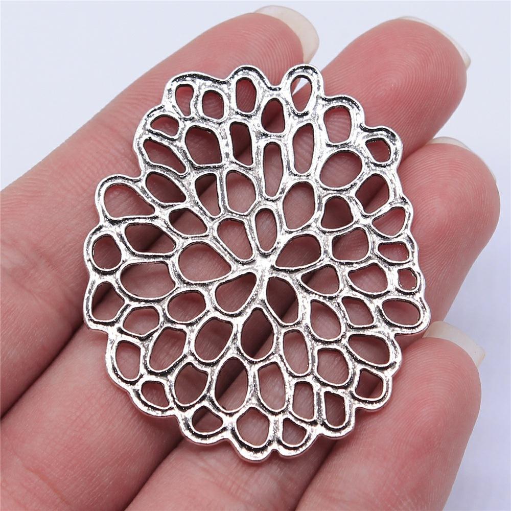 10pcs DIY Handmade Craft Pendant Motif Flower Earring Connector Necklace Bracelet Making Findings