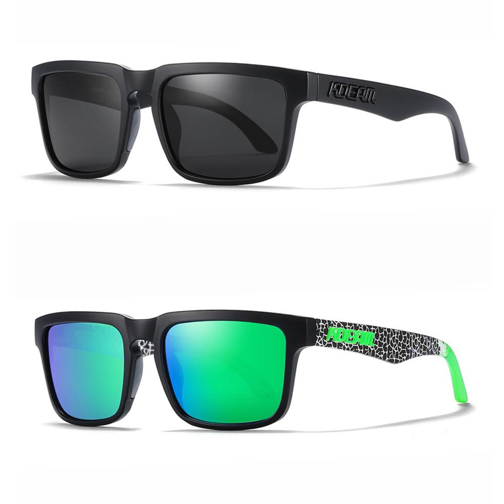 

2PCS - KDEAM Brand Original Design Men Square Polarized Sunglasses Fishing Fashion Women Sun Glasses Colorful Eyewear NO Package