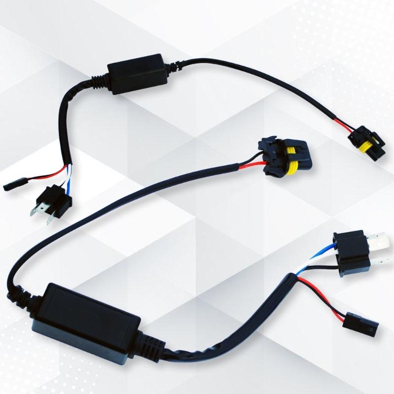 Easy Installation H4 Headlamp Relays Wire Harness Cable To Upgrade Bi LED And Xenon Projector Lens Vehicle Light Systems