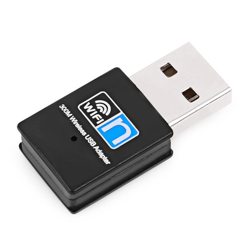 Masaüstü Bilgisayarlar Dizüstü Bilgisayarlar Windows 10 / 8 / 7 İçin 300Mbps Mini Kablosuz Usb Wifi Adaptörü