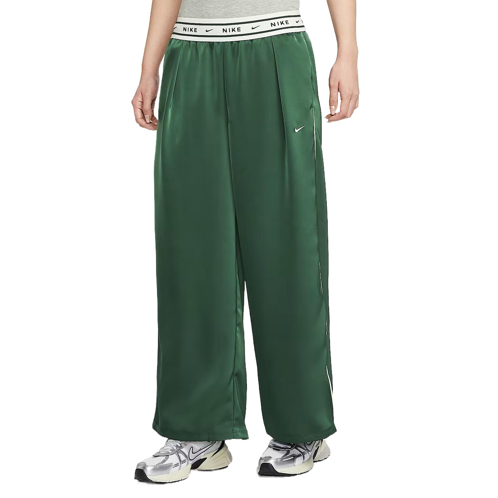 

Nike Satin Stretch Waist Comfortable Solid Color Knitted Sports Pants Women Pants IH1327-323 XL