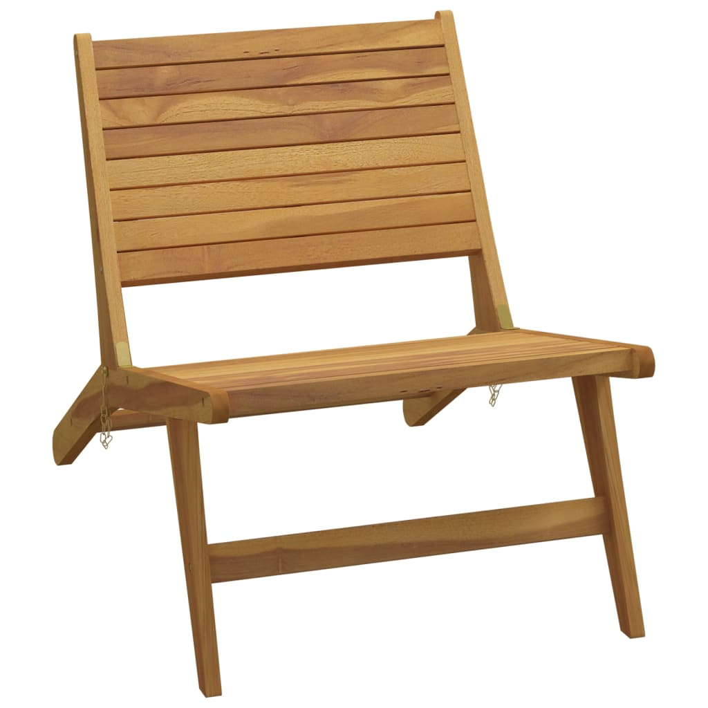 Vidaxl Garden Chair, Solid Teak Wood