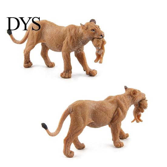 Simulation Lion Animal Action Fugurine Model Home Decor Educational Kids Toy