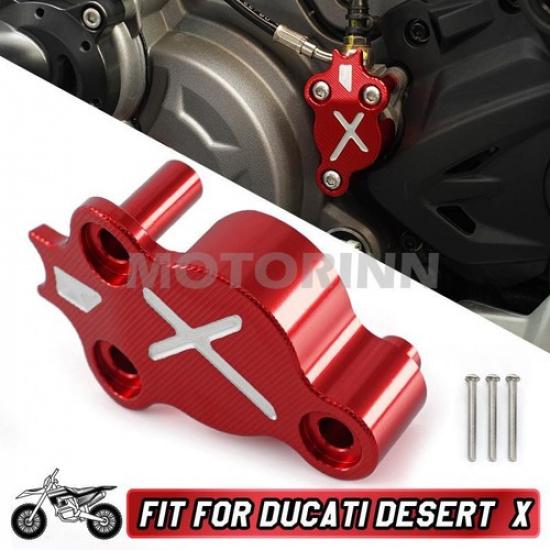 Крышка главного цилиндра сцепления подходит для Ducati DesertX 2022 2023 Красный Алюминий