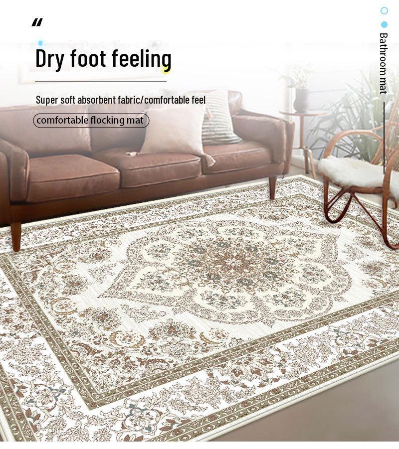 Nordic Retro Persian Ethnic Style Living Room Carpet and Floor Mat