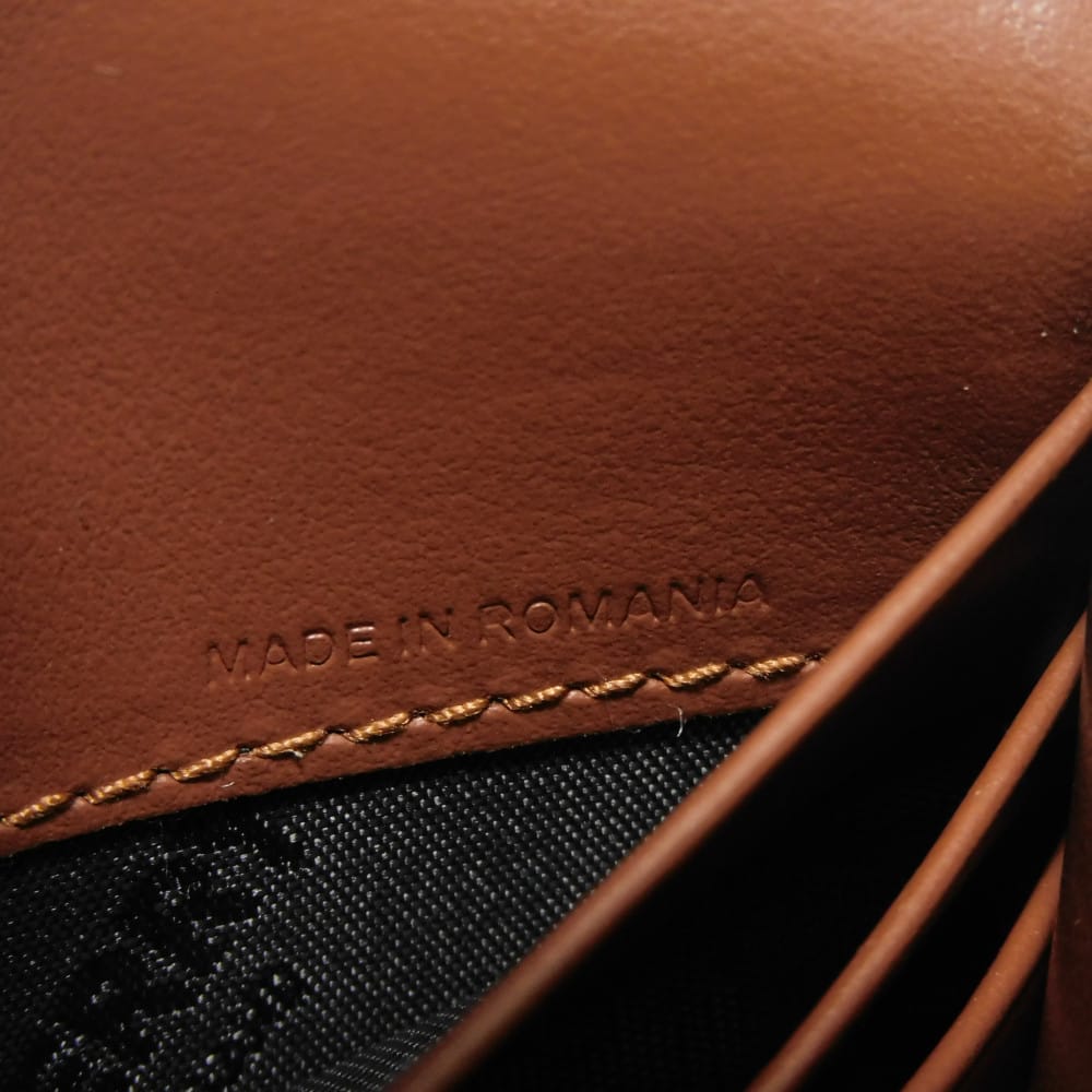 Used 11033 Icon Stripe Continental Wallet 8026001 7940 Nova Check Embossed Logo Logo Foil Stamp Beige Unisex from Japan