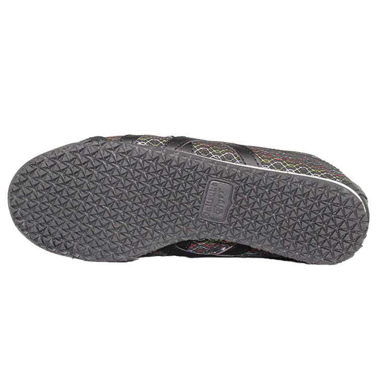 Onitsuka Tiger  Mexico 66 Black Multi-Color Women Sneakers D7A9N-9090