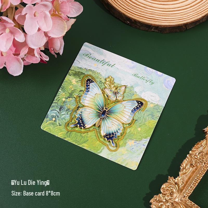 Exquisite Retro Butterfly Metal Bookmark - Elegant Literary Page Clip, Perfect Graduation Gift for Students