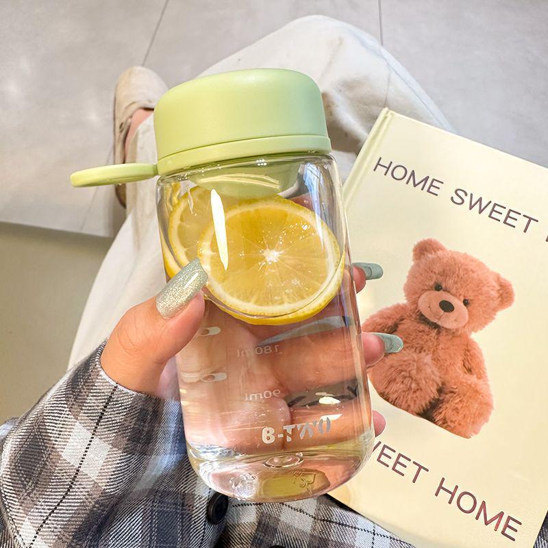 Compact Tea Infuser Straw Cup - Portable Plastic Cup with Water Separation for Students and Girls