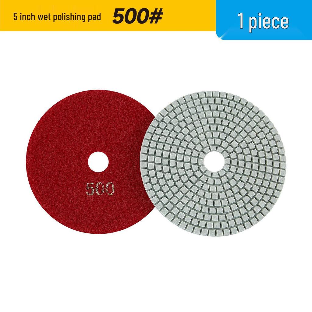 Multi-Size Diamond Water Polishing Pad (5" To 14") for Granite - Fits Angle Grinders