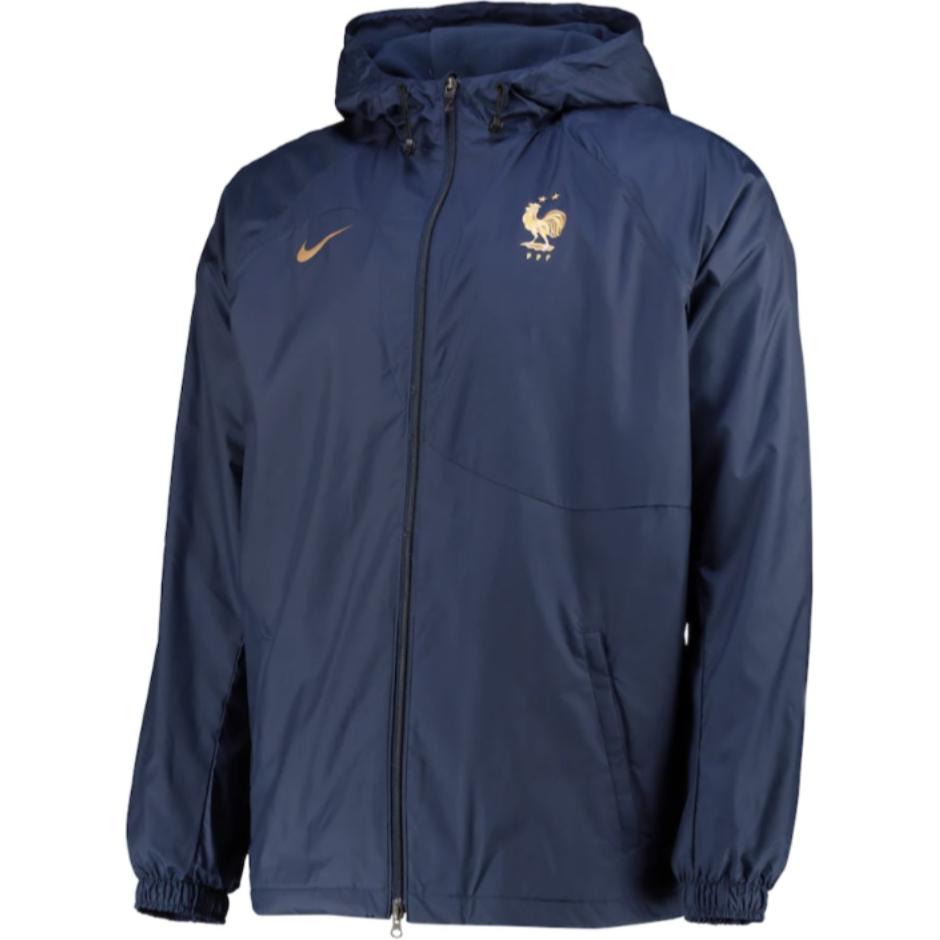 

Nike Однотонная мужская куртка с капюшоном на молнии, синяя, DH4698-410 M