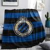 1PC Club Brugge KV Patterned Flannel Blanket Suitable For All Seasons for Home Decor Warmth and Comfort Gifts Holiday Present