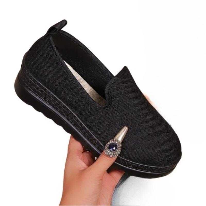 Fashion Flats Women Platform Weave Shoes 2025 Autumn New Fashion Mules Shoes Classical Casual Sneakers Walking Comfortable Zapatillas