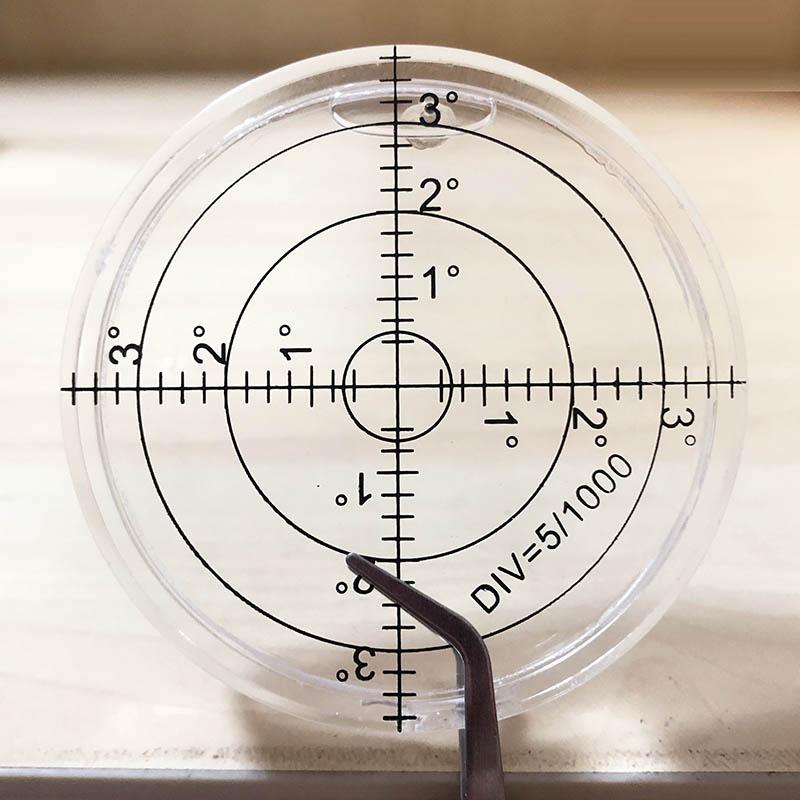 

Круглый пузырьковый уровень 66*10 мм, спиртовой уровень, градусная отметка, поверхность, круглый пузырьковый уровень для измерительного прибора, зеленый, красный, синий, белый