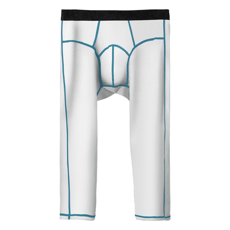 Men's Plus Size Wool-Blend Thermal Leggings for Fall & Winter