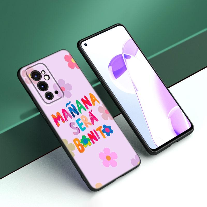 Karolg Manana Sera Bonito Black Phone Case For OnePlus 9R 10R 11R 12R ACE 2 Pro 2V 3V Nord CE 2 3 Lite 4 N10 N20 N30 SE 5G